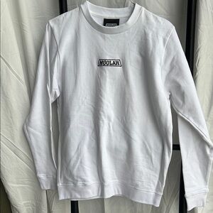 Moolah Sweatshirt White Womens Large Long Sleeve